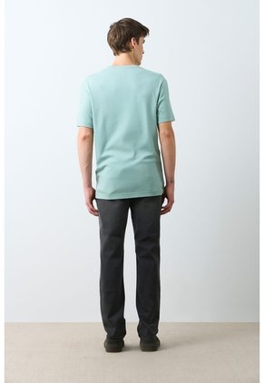 Camiseta Manga Corta Lerici Para Hombre Semi Fitted Camiseta Manga Corta Lerici Para Hombre Semi Fitted Azul Claro L VÉLEZ