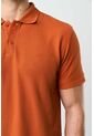 Polo Para Hombre Semi Fit Detalle Jacquard Polo Para Hombre Semi Fit Detalle Jacquard Naranja XL VÉLEZ de Vélez