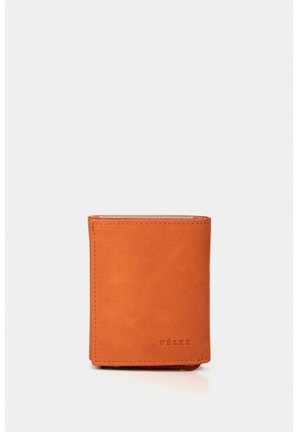 Porta Documentos De Cuero Tecnológico Porta Documentos De Cuero Tecnológico Naranja VÉLEZ
