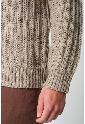 Sweater Selva Tejido Para Hombre Cuello Bandeja Sweater Selva Tejido Para Hombre Cuello Bandeja Tabaco M VÉLEZ