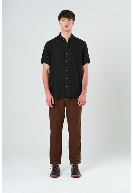 Pantalón Prenses En Lino Para Hombre Fit Holgado Pantalón Prenses En Lino Para Hombre Fit Holgado Tabaco 30 VÉLEZ