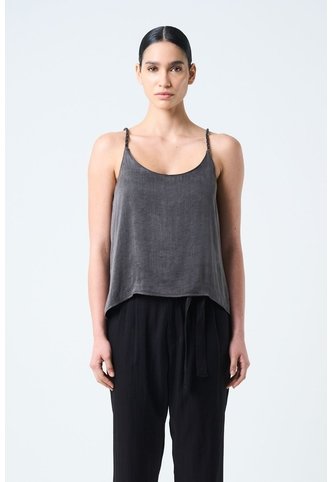 Camisa Aurora De Tiras En Tejido Plano Para Mujer Detalle Millaré Camisa Aurora De Tiras En Tejido Plano Para Mujer Detalle Millaré Negro L VÉLEZ Vélez