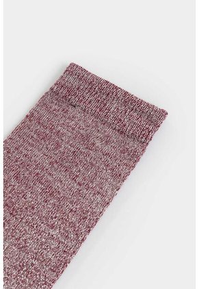 Calcetín Media Pierna En Algodón Para Mujer Uva Calcetín Media Pierna En Algodón Para Mujer Uva Vinotinto XS VÉLEZ