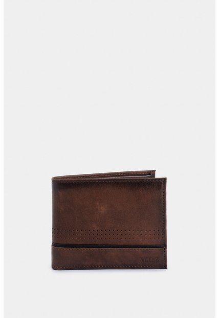 Billetera Kaleidos De Cuero Para Hombre Detalle Contraste Billetera Kaleidos De Cuero Para Hombre Detalle Contraste Miel VÉLEZ