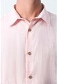 Camisa En Lino Manga Corta Siena Para Hombre Camisa En Lino Manga Corta Siena Para Hombre Rosado L VÉLEZ de Vélez