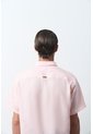 Camisa En Lino Manga Corta Siena Para Hombre Camisa En Lino Manga Corta Siena Para Hombre Rosado L VÉLEZ de Vélez