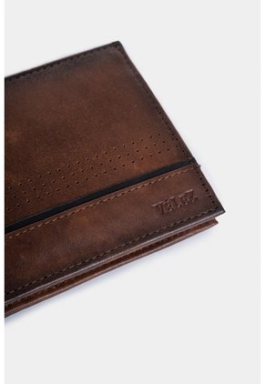 Billetera Kaleidos De Cuero Para Hombre Detalle Contraste Billetera Kaleidos De Cuero Para Hombre Detalle Contraste Miel VÉLEZ