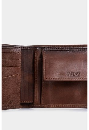 Billetera Kaleidos De Cuero Para Hombre Detalle Contraste Billetera Kaleidos De Cuero Para Hombre Detalle Contraste Miel VÉLEZ