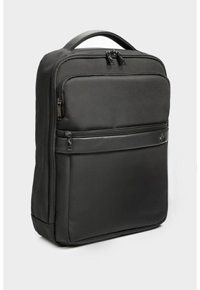 Morral Bolt De Cuero Y Lona Para Hombre Bolsillos Frontales Negro Morral Bolt De Cuero Y Lona Para Hombre Bolsillos Frontales Negro VÉLEZ