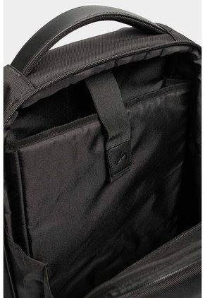 Morral Bolt De Cuero Y Lona Para Hombre Bolsillos Frontales Negro Morral Bolt De Cuero Y Lona Para Hombre Bolsillos Frontales Negro VÉLEZ