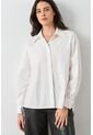 Camisa Manga Larga Oversized Para Mujer Astra Camisa Manga Larga Oversized Para Mujer Astra Crema L VÉLEZ de Vélez