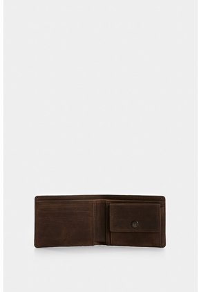 Billetera Terra De Cuero Para Hombre Interior Contraste Billetera Terra De Cuero Para Hombre Interior Contraste Cafe VÉLEZ