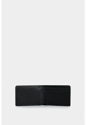 Billetera De Cuero Para Hombre Ray Billetera De Cuero Para Hombre Ray Negro VÉLEZ