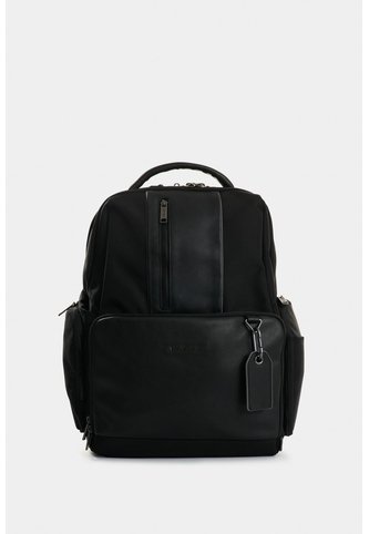 Morral Security De Lona Para Hombre Detalles En Cuero Morral Security De Lona Para Hombre Detalles En Cuero Negro VÉLEZ Vélez