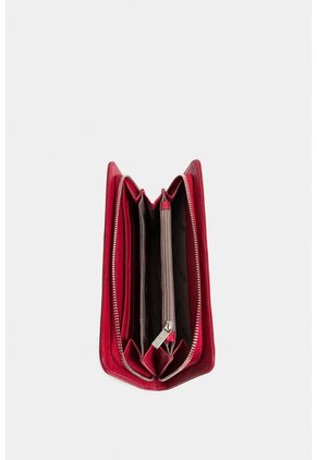 Porta Chequera Angola De Cuero Para Mujer Brillo Natural Porta Chequera Angola De Cuero Para Mujer Brillo Natural Rojo VÉLEZ