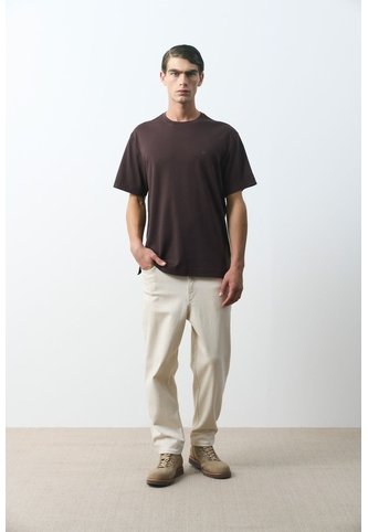 Camiseta Manga Corta Lerici Para Hombre Semi Fitted Camiseta Manga Corta Lerici Para Hombre Semi Fitted Cafe XXL VÉLEZ Vélez