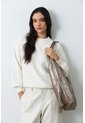 Sweater Tejido Oversized Para Mujer Nácar Sweater Tejido Oversized Para Mujer Nácar Crema XS VÉLEZ de Vélez