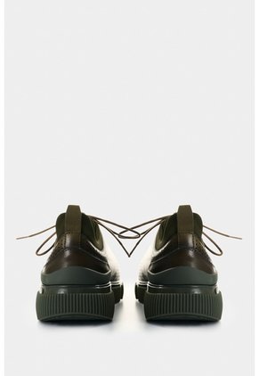 Zapatos De Cordón De Cuero Para Hombre Aria Zapatos De Cordón De Cuero Para Hombre Aria Verde Oliva 42 VÉLEZ
