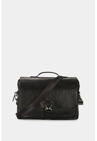 Maletín Portátil Ferrat De Cuero Para Hombre Doble Sistema De Cierre Maletín Portátil Ferrat De Cuero Para Hombre Doble Sistema De Cierre Negro VÉLEZ Vélez