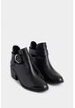 Botines Tacón Campina De Cuero Hebilla Negro Botines Tacón Campina De Cuero Hebilla Negro 37 VÉLEZ de Vélez