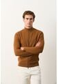 Sweater Misuri Tejido Para Hombre Cuello Alto Sweater Misuri Tejido Para Hombre Cuello Alto Tabaco L VÉLEZ de Vélez