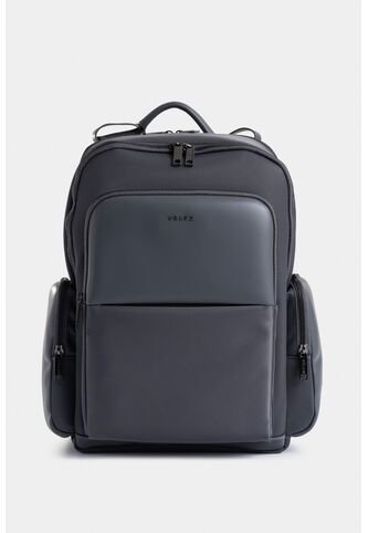 Tula Morral Caval De Lona Y Cuero Para Hombre Confort Tula Morral Caval De Lona Y Cuero Para Hombre Confort Gris VÉLEZ Vélez