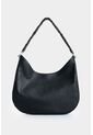 Shopping Luna Semicircular En Cuero Para Mujer Shopping Luna Semicircular En Cuero Para Mujer Negro VÉLEZ de Vélez