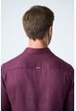 Camisa Manga Larga En Lino Para Hombre Silueta Semi Ajustada Camisa Manga Larga En Lino Para Hombre Silueta Semi Ajustada Morado M VÉLEZ de Vélez