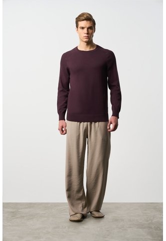 Sweater Tejido En Algodón Para Hombre Manga Ranglan Sweater Tejido En Algodón Para Hombre Manga Ranglan Vinotinto XL VÉLEZ Vélez