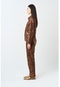 Chaqueta De Cuero Gamuzado Para Mujer Glass Chaqueta De Cuero Gamuzado Para Mujer Glass Bronce L VÉLEZ de Vélez