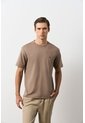 Camiseta Manga Corta Lerici Para Hombre Semi Fitted Camiseta Manga Corta Lerici Para Hombre Semi Fitted Tabaco XL VÉLEZ de Vélez