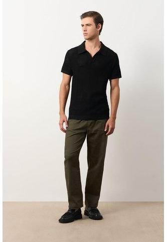 Polo Manga Corta Draco 2.0 Tejida Para Hombre Texturizada Polo Manga Corta Draco 2.0 Tejida Para Hombre Texturizada Negro S VÉLEZ Vélez