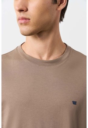 Camiseta Manga Corta Lerici Para Hombre Semi Fitted Camiseta Manga Corta Lerici Para Hombre Semi Fitted Tabaco XL VÉLEZ