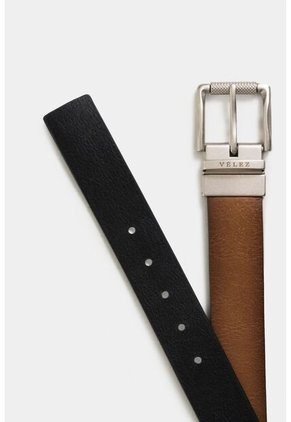 Cinturón Doble Faz De Cuero Nivetz Para Hombre Punta Trapecio Cinturón Doble Faz De Cuero Nivetz Para Hombre Punta Trapecio Miel 38 VÉLEZ