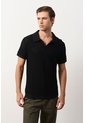 Polo Manga Corta Draco 2.0 Tejida Para Hombre Texturizada Polo Manga Corta Draco 2.0 Tejida Para Hombre Texturizada Negro S VÉLEZ de Vélez