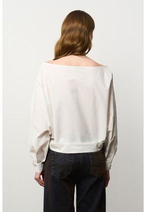Camisa Oversize Para Mujer Savia Camisa Oversize Para Mujer Savia Crema XS VÉLEZ