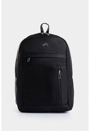 Morral Sierra En Lona Para Hombre Manija Cuero Morral Sierra En Lona Para Hombre Manija Cuero Negro VÉLEZ