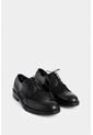 Zapatos Cordón Solar De Cuero Para Hombre Combinación De Texturas Zapatos Cordón Solar De Cuero Para Hombre Combinación De Texturas Negro 46 VÉLEZ de Vélez