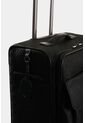 Maleta De Viaje Bloom En Jacquard Para Mujer Apliques Cuero Maleta De Viaje Bloom En Jacquard Para Mujer Apliques Cuero Negro VÉLEZ de Vélez
