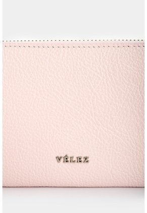Portachequera De Cuero Para Mujer Vesubio Portachequera De Cuero Para Mujer Vesubio Rosado VÉLEZ