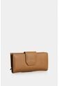 Billetera Porta Chequera De Cuero Para Mujer Jade Billetera Porta Chequera De Cuero Para Mujer Jade Miel VÉLEZ de Vélez