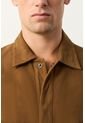 Camisa Manga Corta Orión De Cuero Gamuzado Para Hombre Semi Fitted Camisa Manga Corta Orión De Cuero Gamuzado Para Hombre Semi Fitted Miel XXL VÉLEZ de Vélez