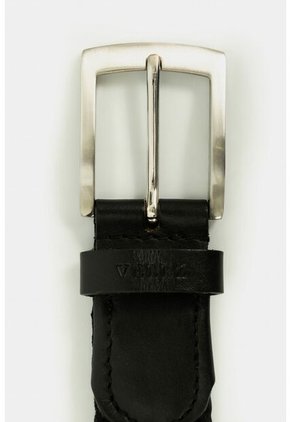 Cinturón Unifaz Cordón Por Cuero Para Hombre Trenza Cinturón Unifaz Cordón Por Cuero Para Hombre Trenza Negro 34 VÉLEZ