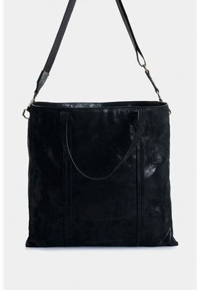 Shopping Orión De Cuero Para Mujer Detalle Trenzado Shopping Orión De Cuero Para Mujer Detalle Trenzado Negro VÉLEZ