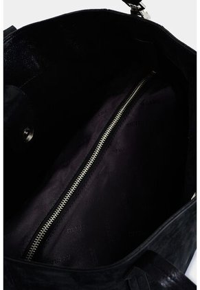 Shopping Orión De Cuero Para Mujer Detalle Trenzado Shopping Orión De Cuero Para Mujer Detalle Trenzado Negro VÉLEZ