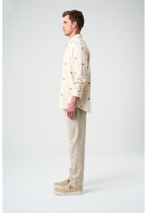 Camisa Manga Larga Para Hombre Bordada Camisa Manga Larga Para Hombre Bordada Arena XXL VÉLEZ