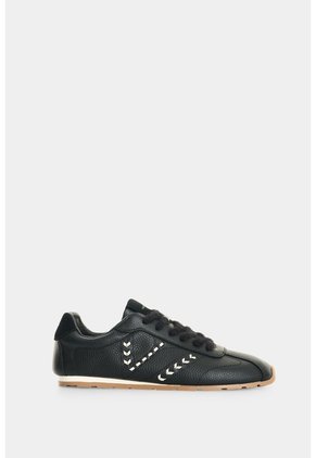 Tenis En Cuero Para Mujer Savanna Grain Stitch Tenis En Cuero Para Mujer Savanna Grain Stitch Negro 36 VÉLEZ