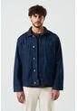 Chaqueta Lerna En Denim Y Cuero Para Hombre Silueta Trucker Chaqueta Lerna En Denim Y Cuero Para Hombre Silueta Trucker Azul Oscuro XXL VÉLEZ de Vélez