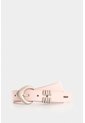 Cinturón Unifaz De Cuero Para Mujer Tika Cinturón Unifaz De Cuero Para Mujer Tika Rosado XL VÉLEZ de Vélez
