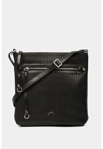 Manos Libres Basic De Cuero Para Mujer Grabado Placa Tejido Manos Libres Basic De Cuero Para Mujer Grabado Placa Tejido Negro VÉLEZ